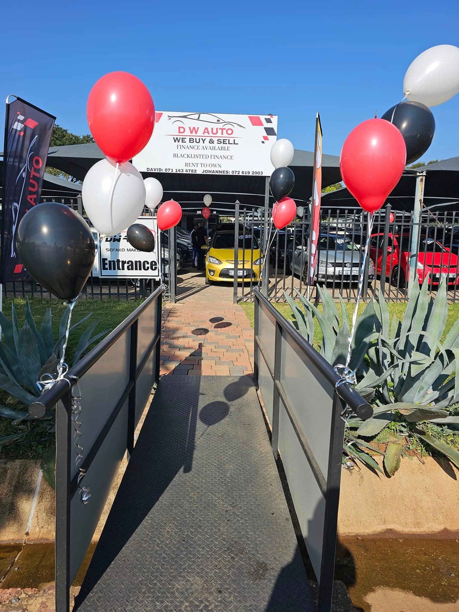 DW Auto dealership showroom